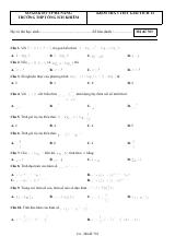 Đề kiểm tra 1 tiết Giải tích 12 chương 2 trường THPT Ông Ích Khiêm – Đà Nẵng (bản Word)